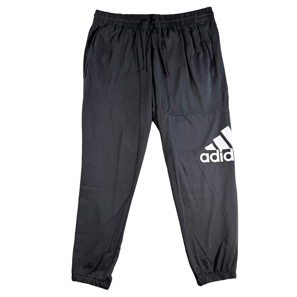 adidas Men's Essentials Single Jersey Tapered Badge of Sport Pants 2XL Black‎